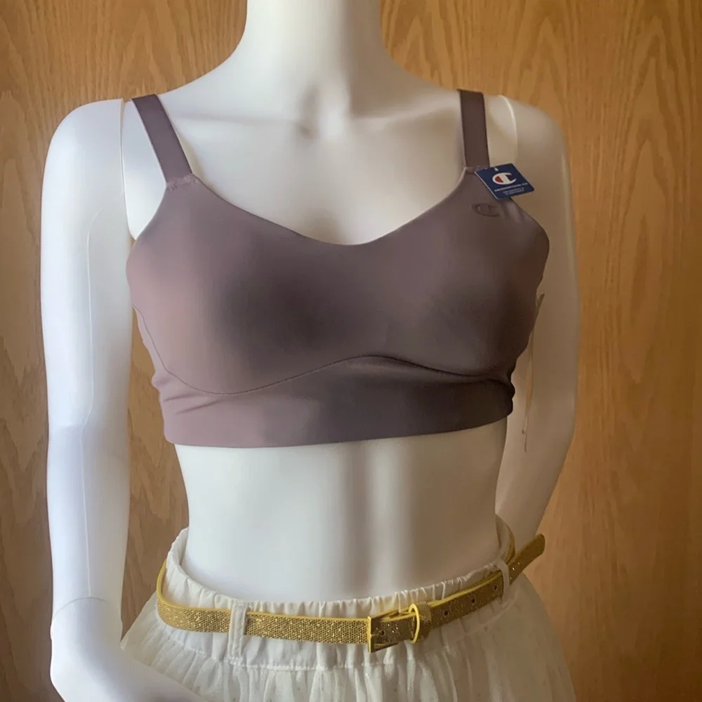 champion moisture wicking lavender lined no underwear back closure nwt